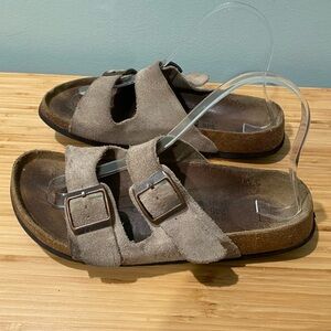 Birkenstock Betula 2 Strap Brown Leather Sandals